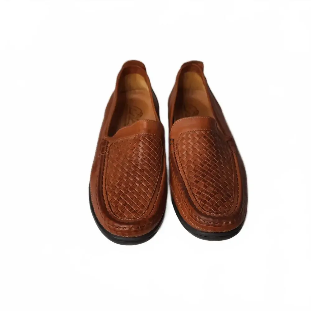 Arnold Palmer Ashton Men's Leather Loafers Size 8M Made in Brazil‎